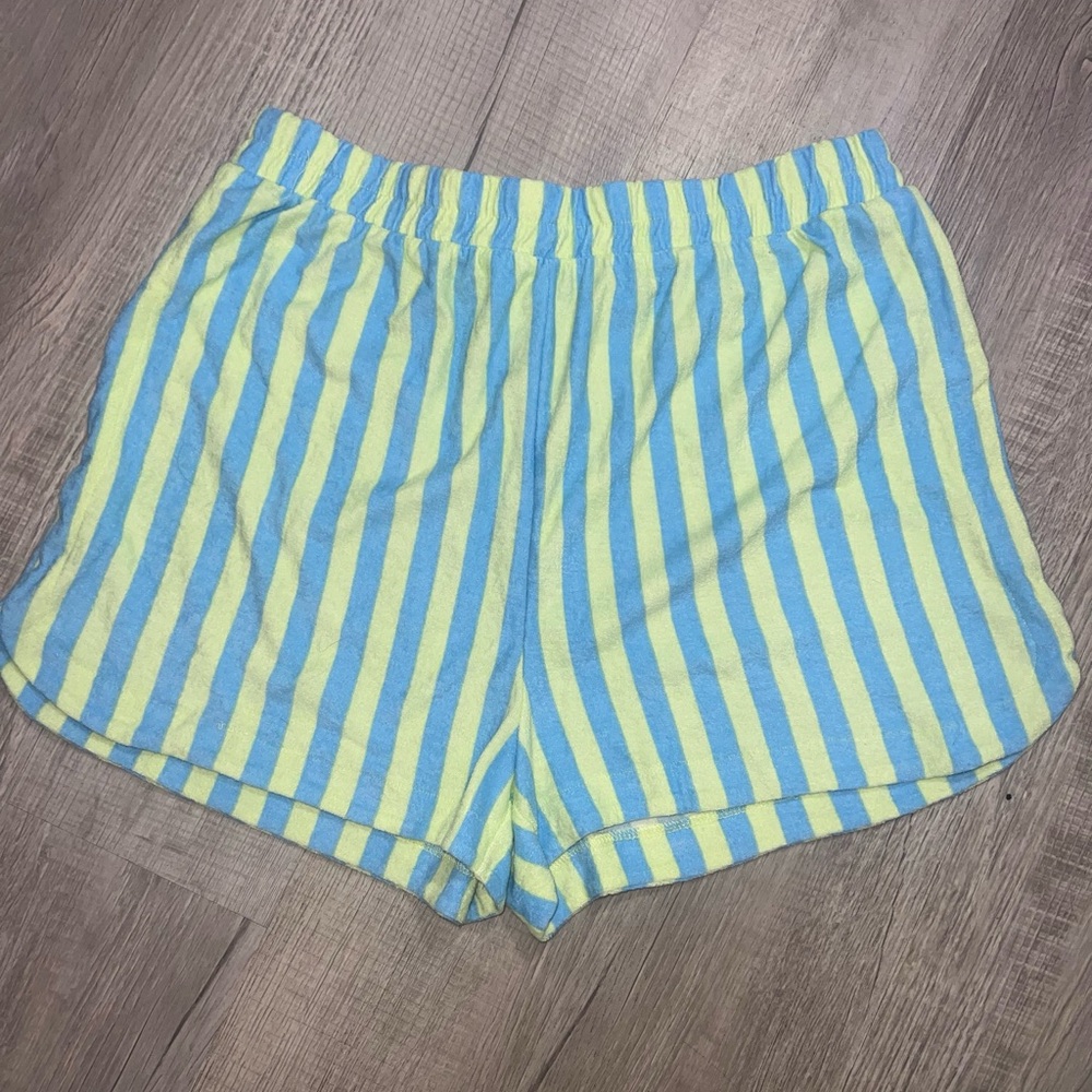 Ascot + hart Vibrant Striped High Waist Women's Shorts